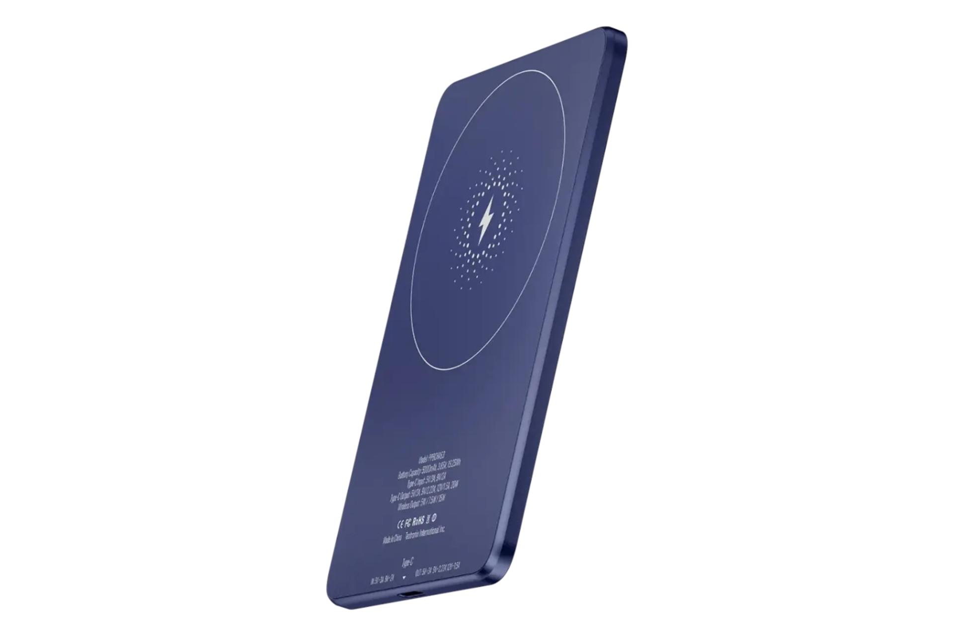 پاور بانک پاورولوجی Powerology Ultra-Thin 5000mAh آبی