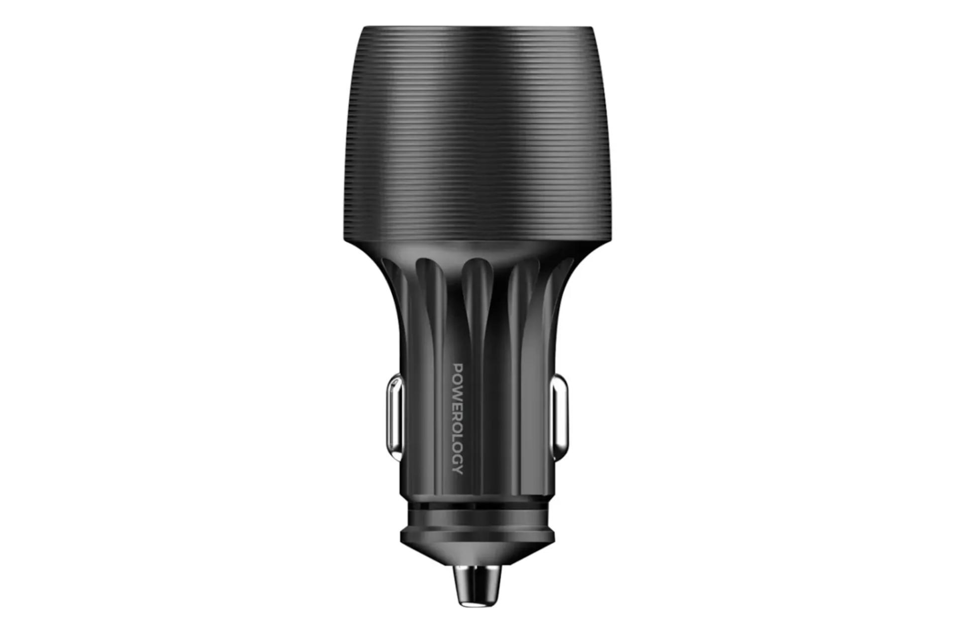 شارژر پاورولوجی Powerology Velox 66W Dual-Port مشکی