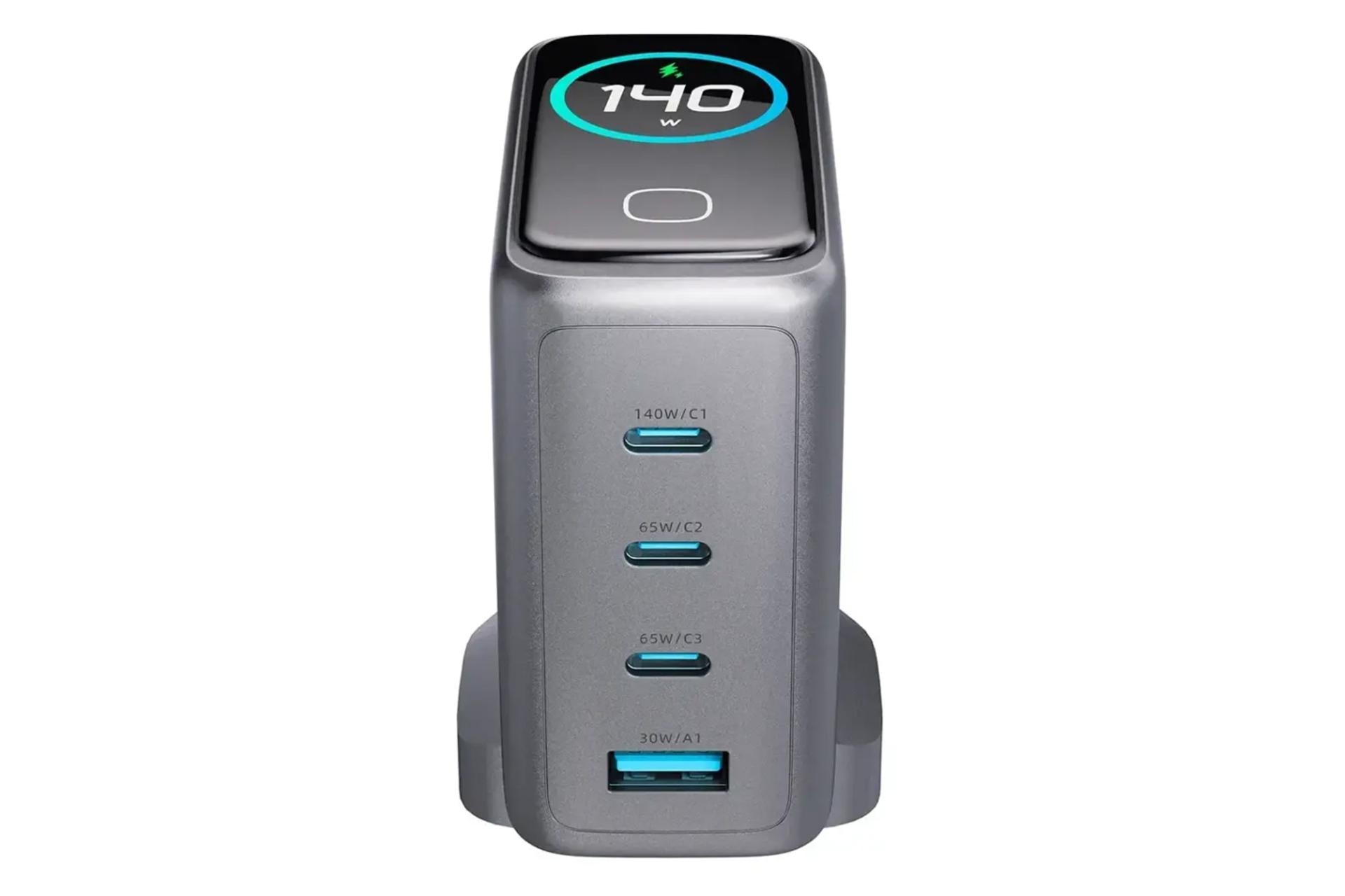 اتصالات شارژر پاورولوجی Powerology Voltflow GaN 140W PWGAN140W