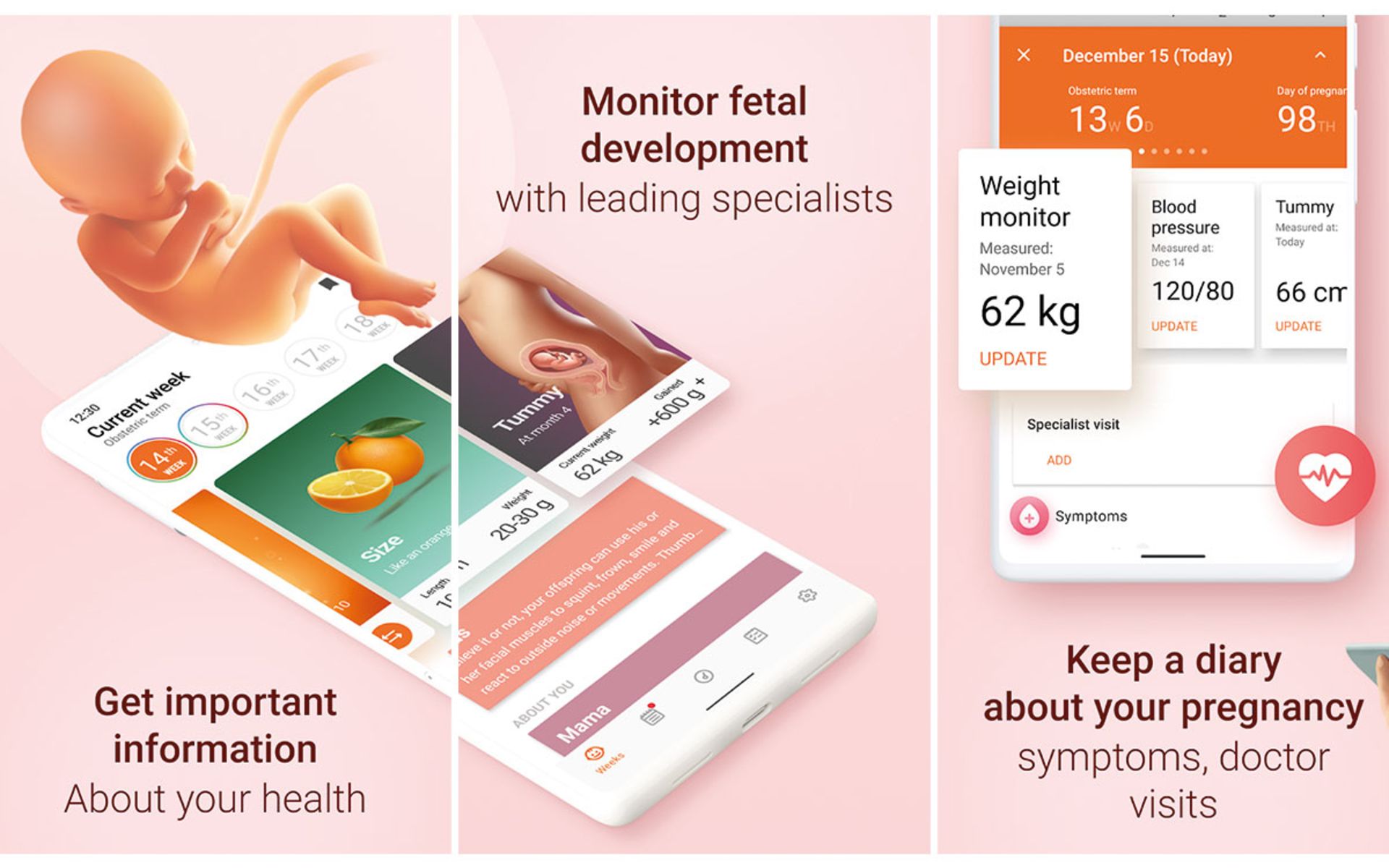 اپلیکیشن Pregnancy and Due Date Tracker