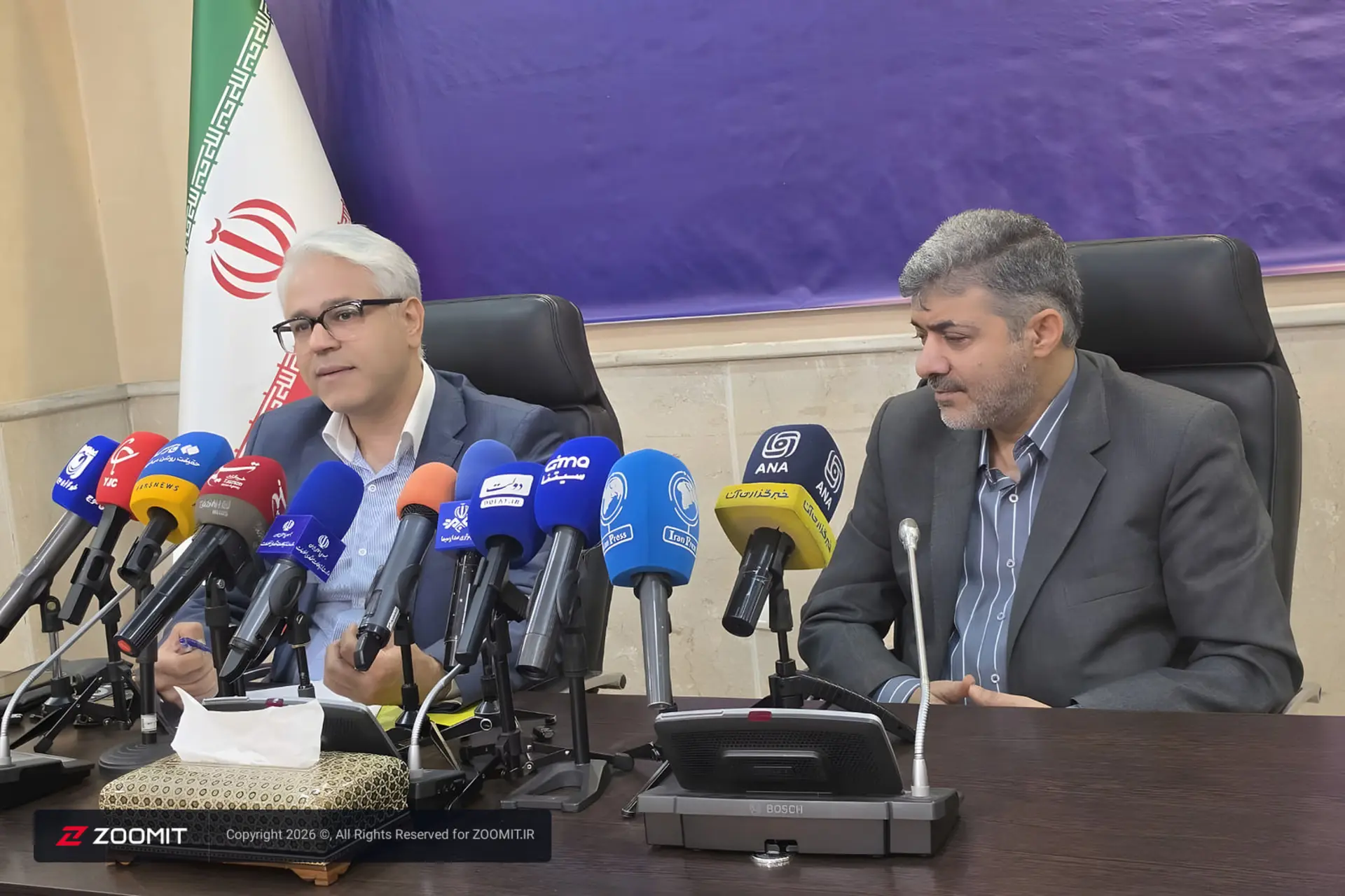 گودرزی و چیت‌ساز در نشست خبری مرتبط با اقتصاد دیجیتال در ایران