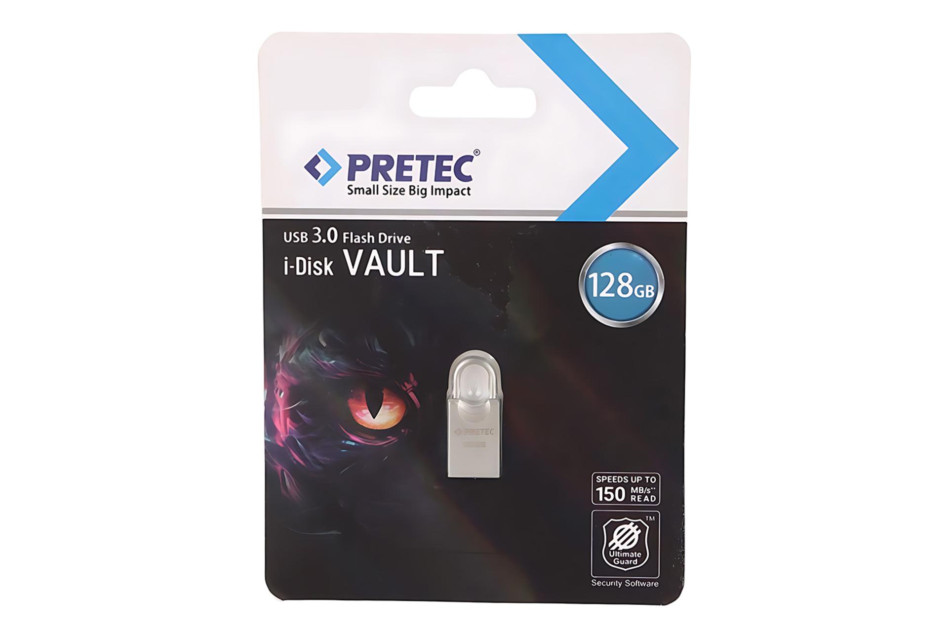 جعبه فلش مموری پریتک PRETECH i-Disk Vault 3.0 128GB USB 3.0