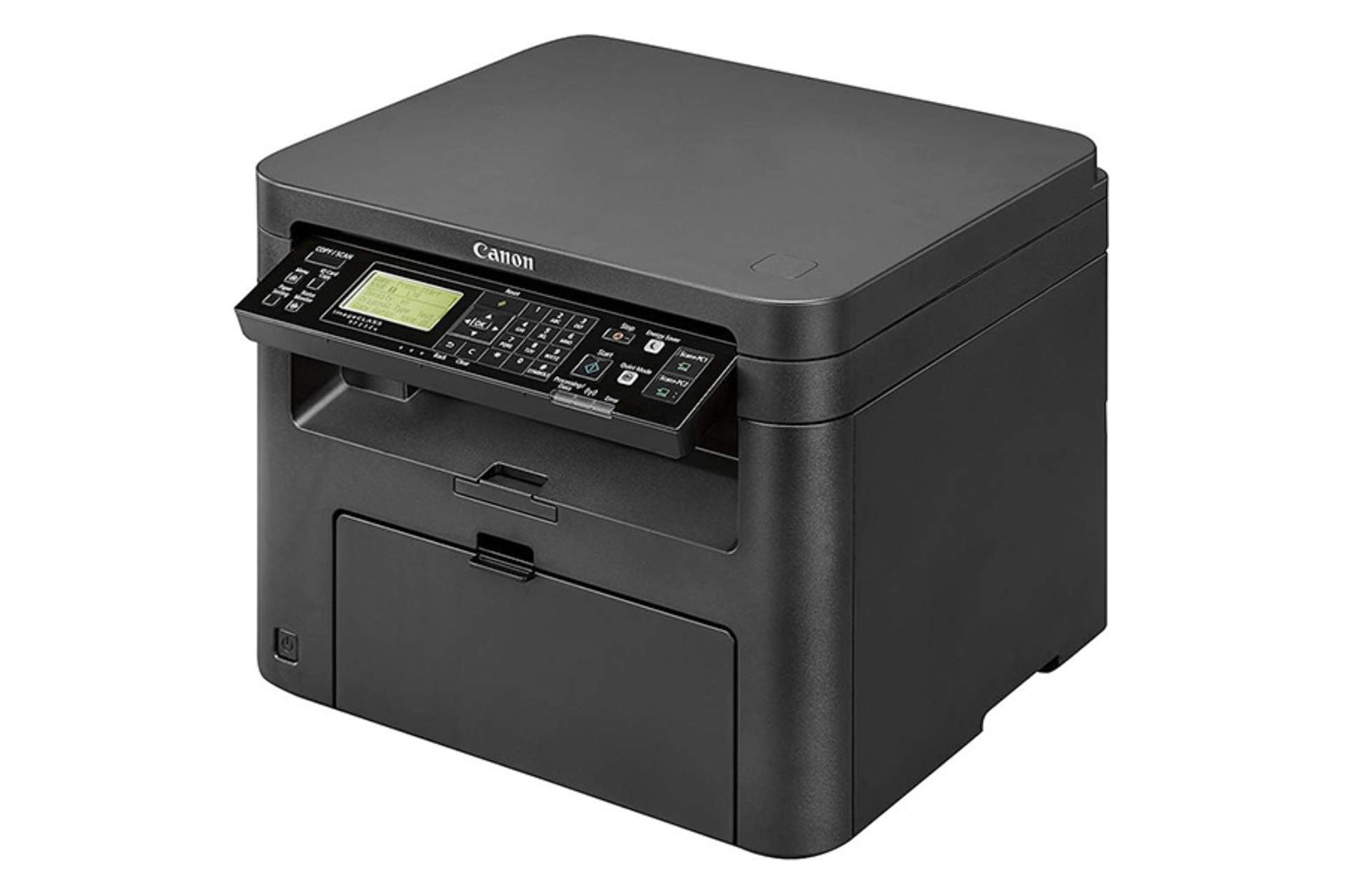 پرینتر کانن Canon MF232w نمای جلو و چپ رنگ مشکی