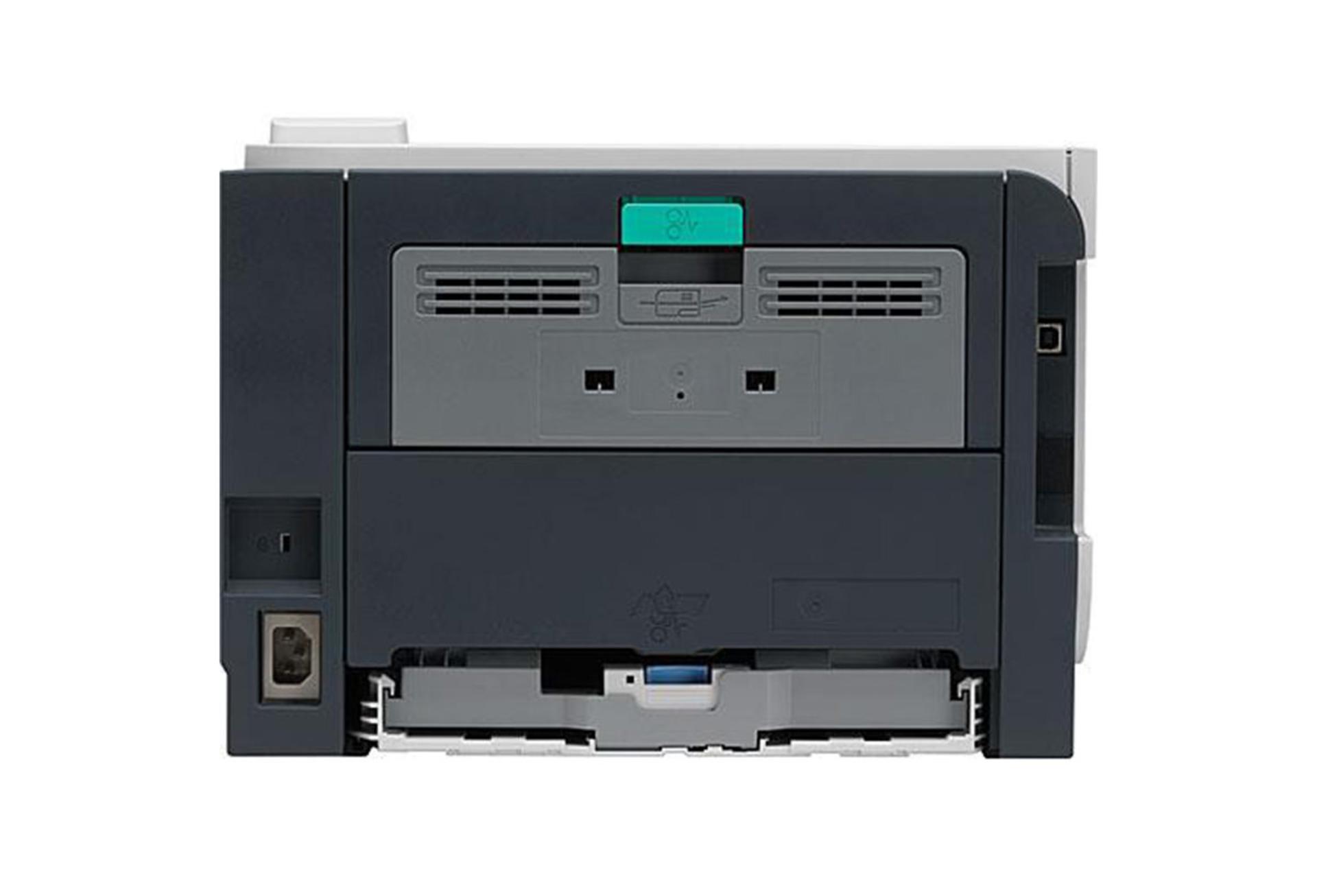 پرینتر اچ پی HP LaserJet P2055dn نمای پشت و درگاه ها