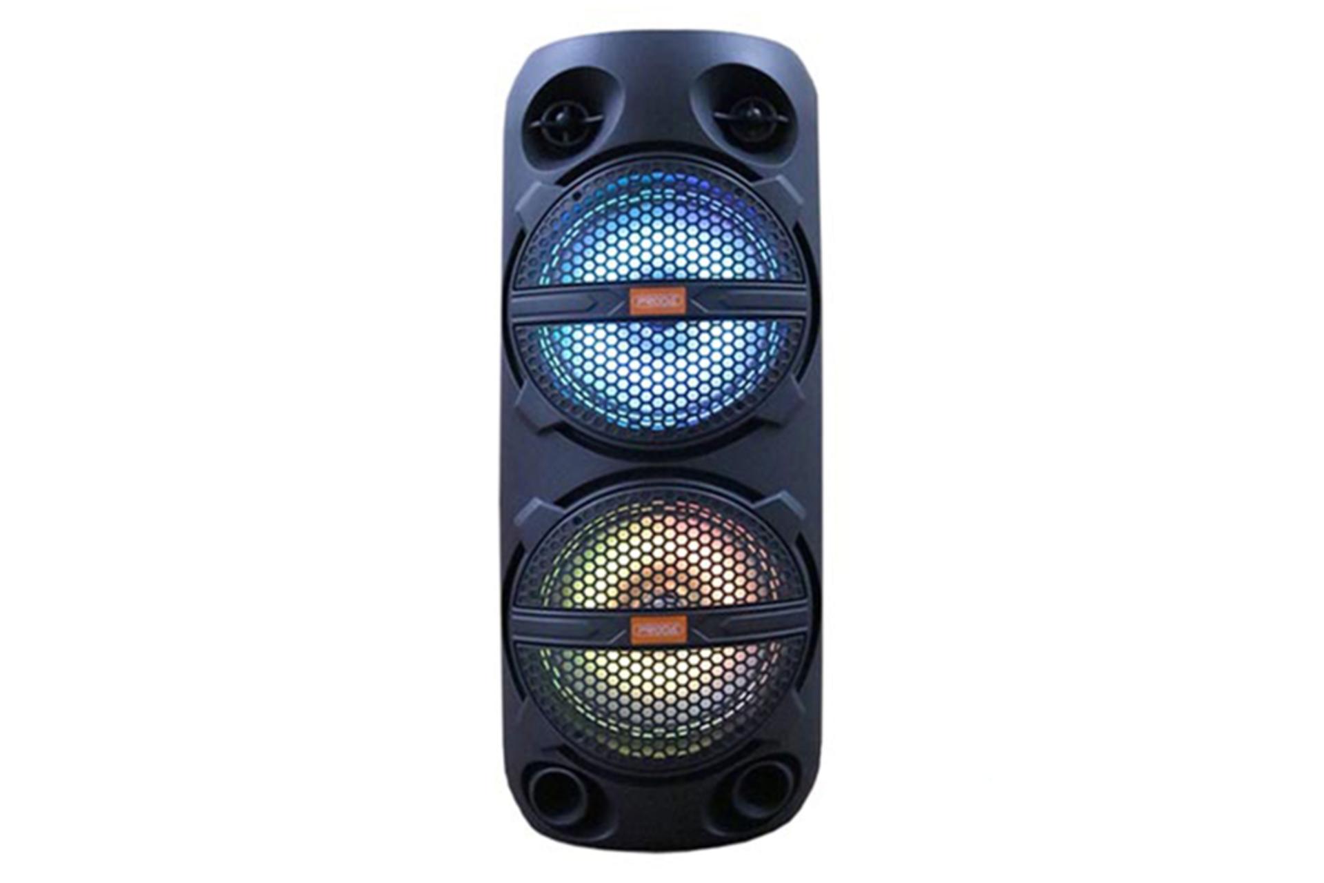 نمای جلو و نورپردازی اسپیکر پرودا BOM BOX 400