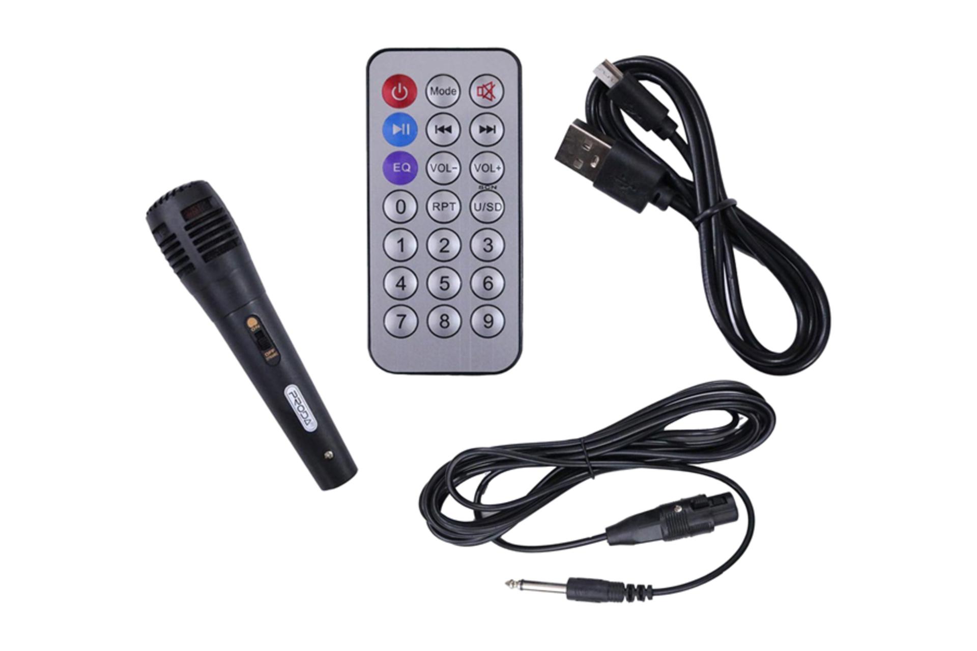 اقلام همراه اسپیکر پرودا BOM BOX 400