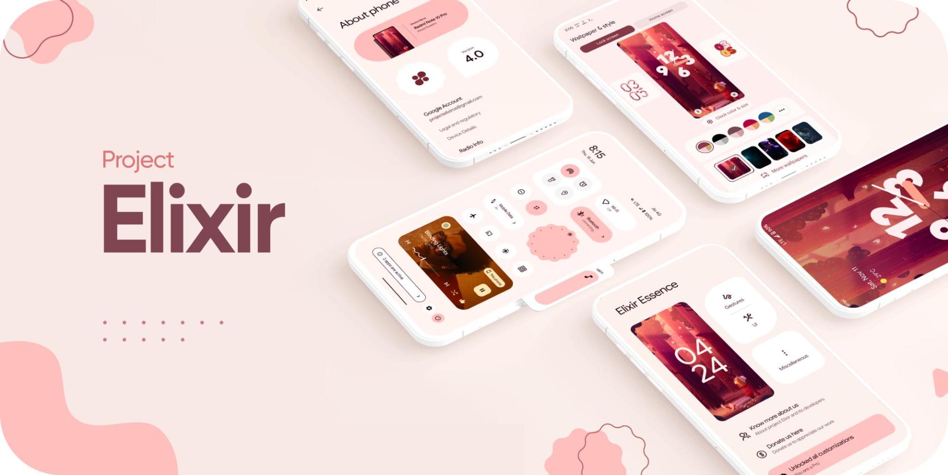 رام سفارشی Project elxixir