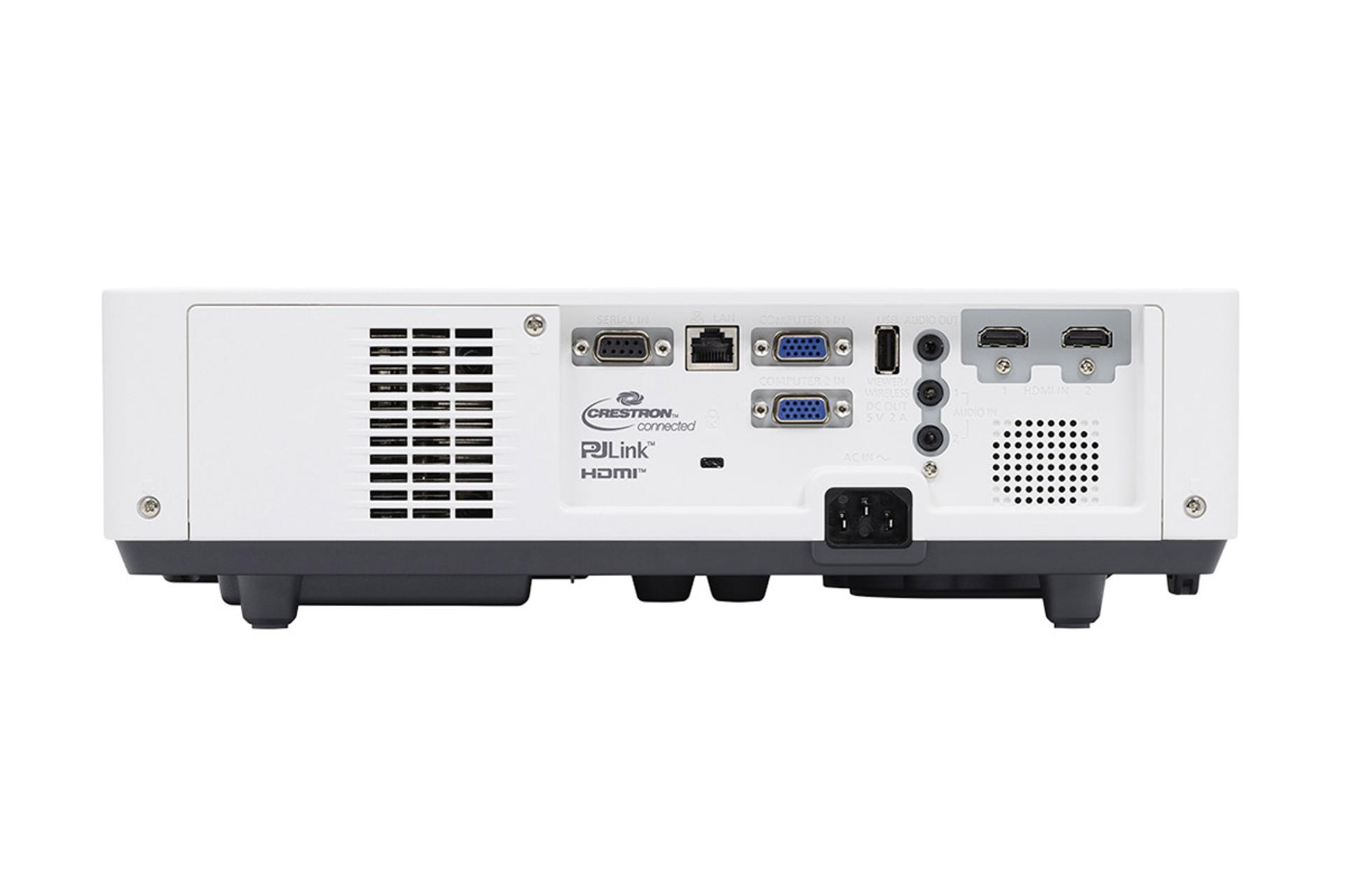 ویدیو پروژکتور پاناسونیک Panasonic PT-LMX420 نمای پشت و درگاه ها