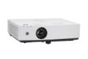 ویدیو پروژکتور پاناسونیک Panasonic PT-LMX420 نمای جلو و چپ رنگ سفید