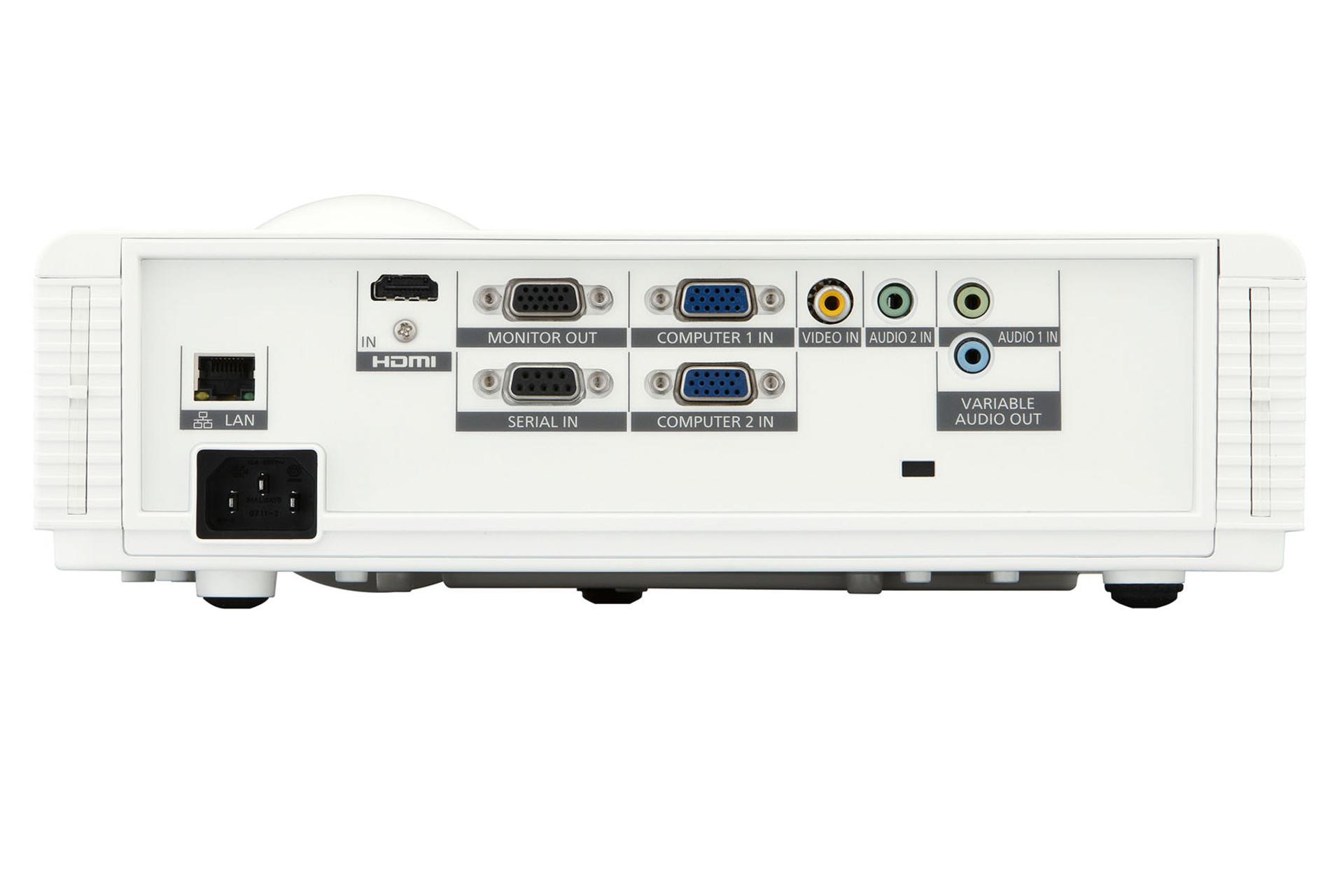ویدیو پروژکتور پاناسونیک Panasonic PT-LX351 نمای پشت و درگاه ها