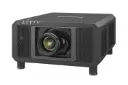 ویدیو پروژکتور پاناسونیک Panasonic PT-RZ12K نمای جلو و راست رنگ مشکی