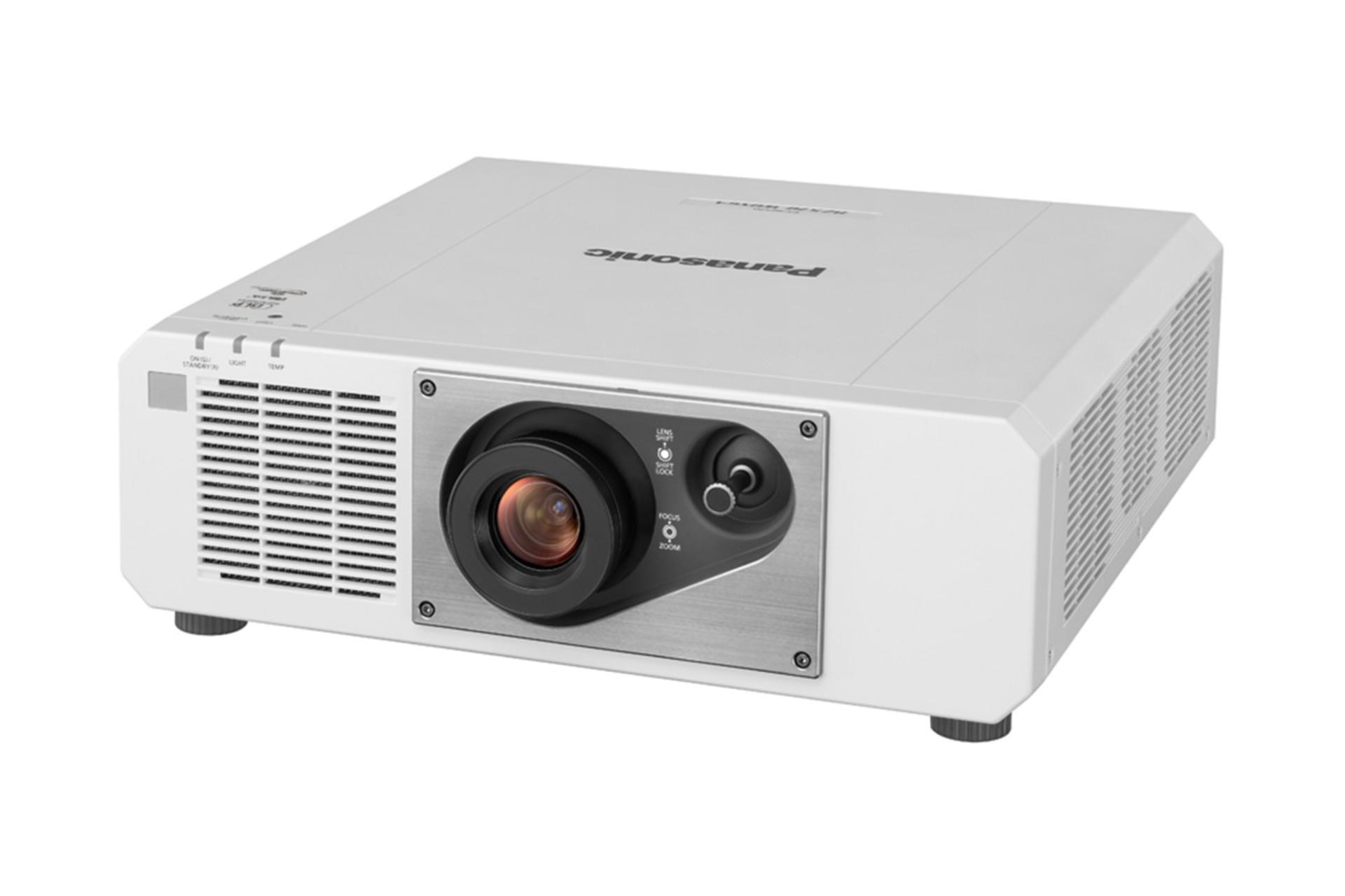 ویدیو پروژکتور پاناسونیک Panasonic PT-RZ570 نمای راست رنگ سفید