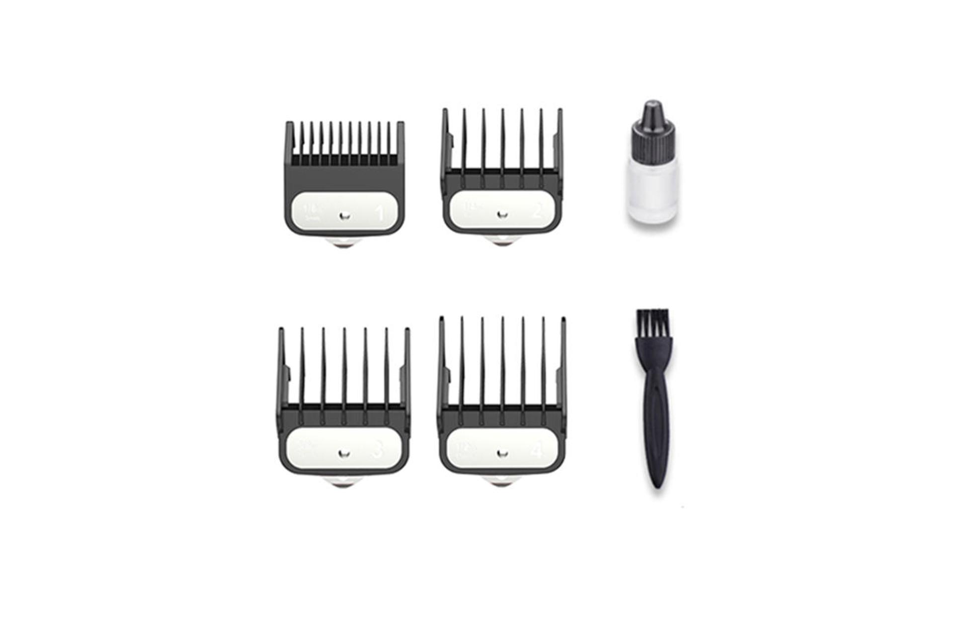 ماشین اصلاح و ریش تراش پرومارون Promaron RL-705 شانه ها و برس نظافت و روغن