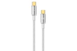 کابل شارژ USB پرو وان Type-C به Type-C مدل PCC119 با طول 1 متر سفید