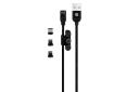کابل شارژ USB پرو وان Type-A به Type-C+Lightning مدل PCC260 با طول 1 متر