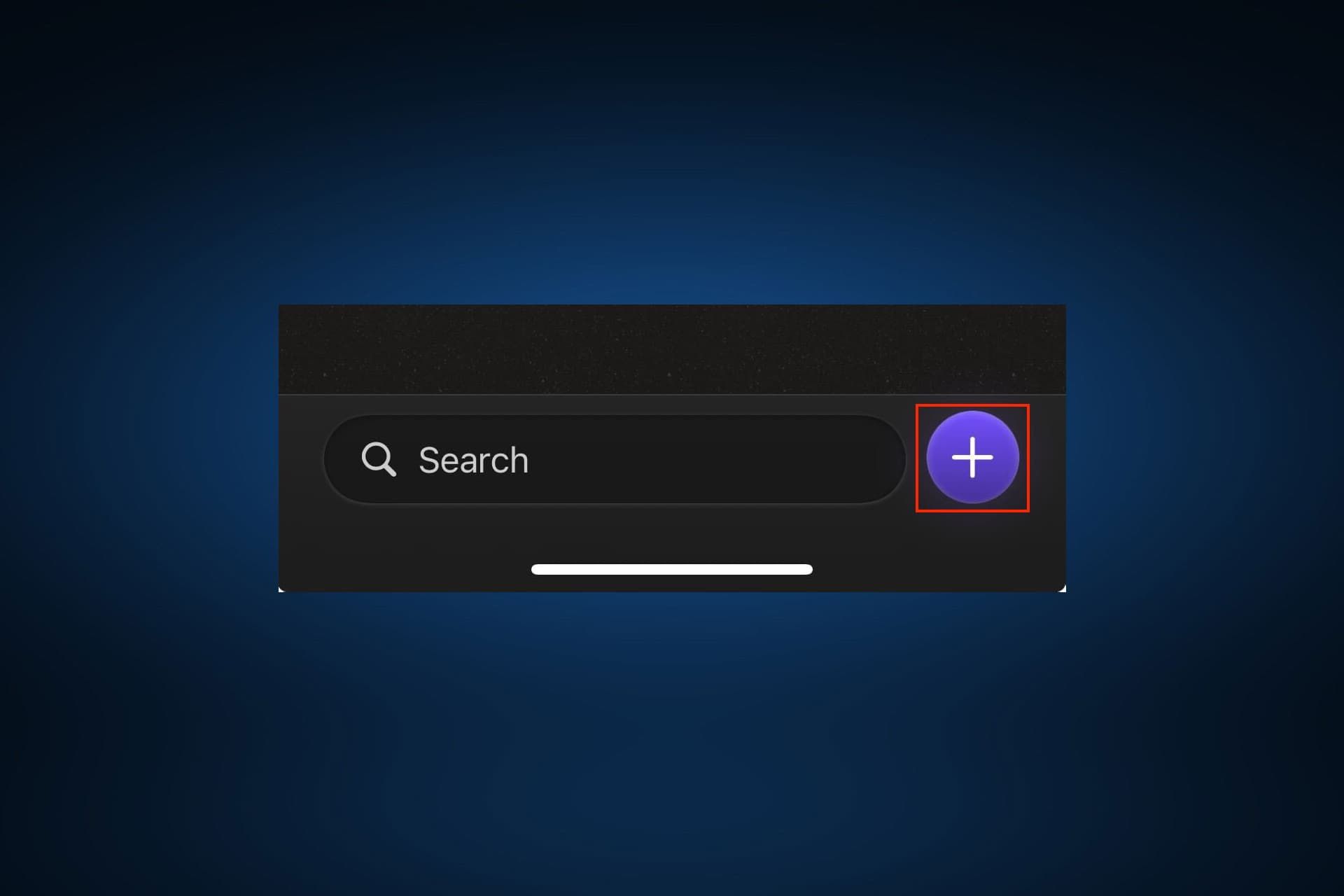 گزینه‌ی اضافه کردن کد در برنامه Proton Authenticator