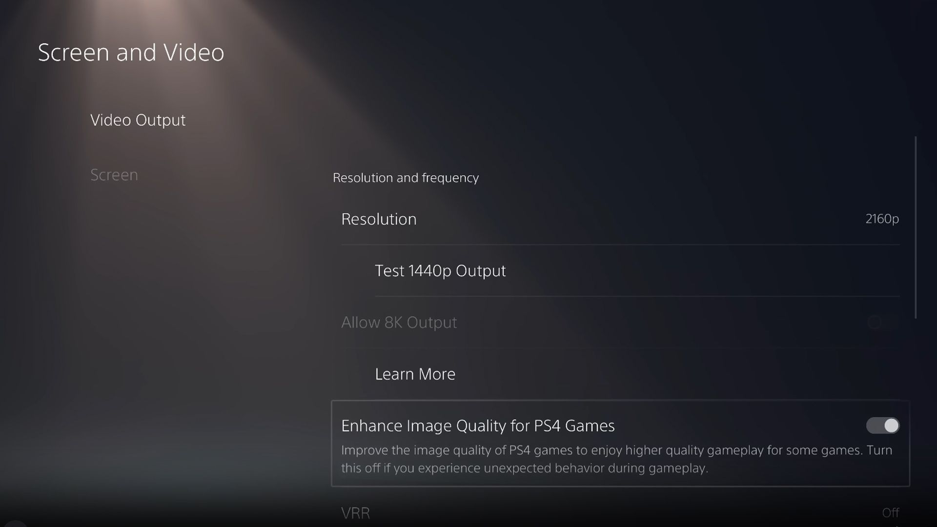 قابلیت  Enhance Image Quality for PS4 Games در کنسول PS5 Pro