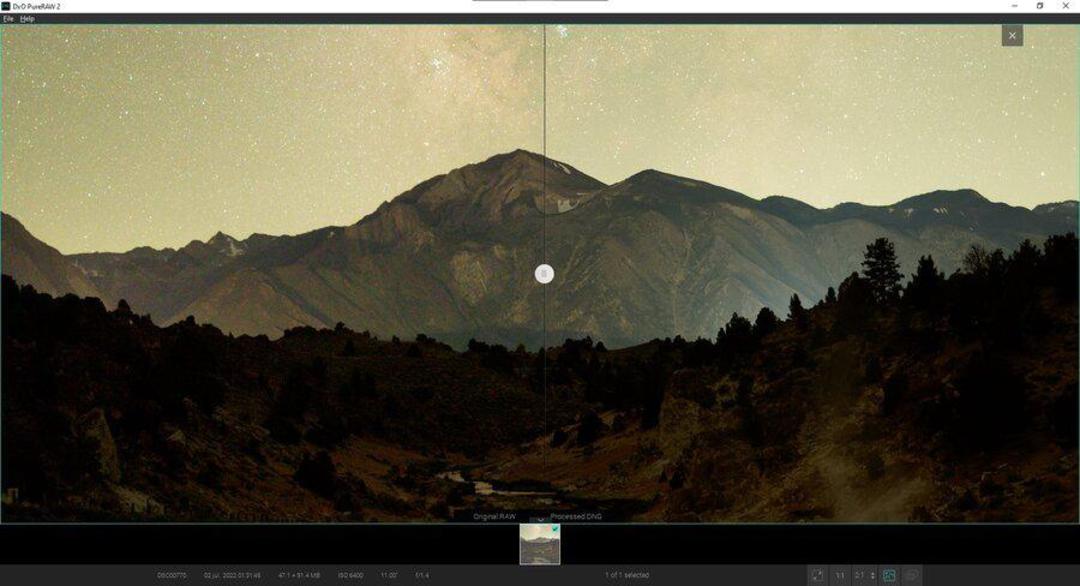 برنامه حذف نویز DXO PURERAW 2