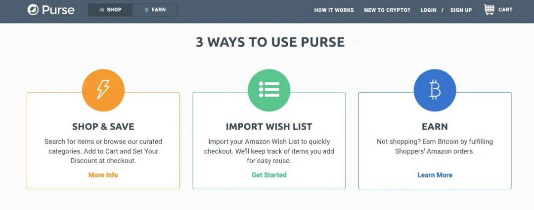 وب سایت Purse.io