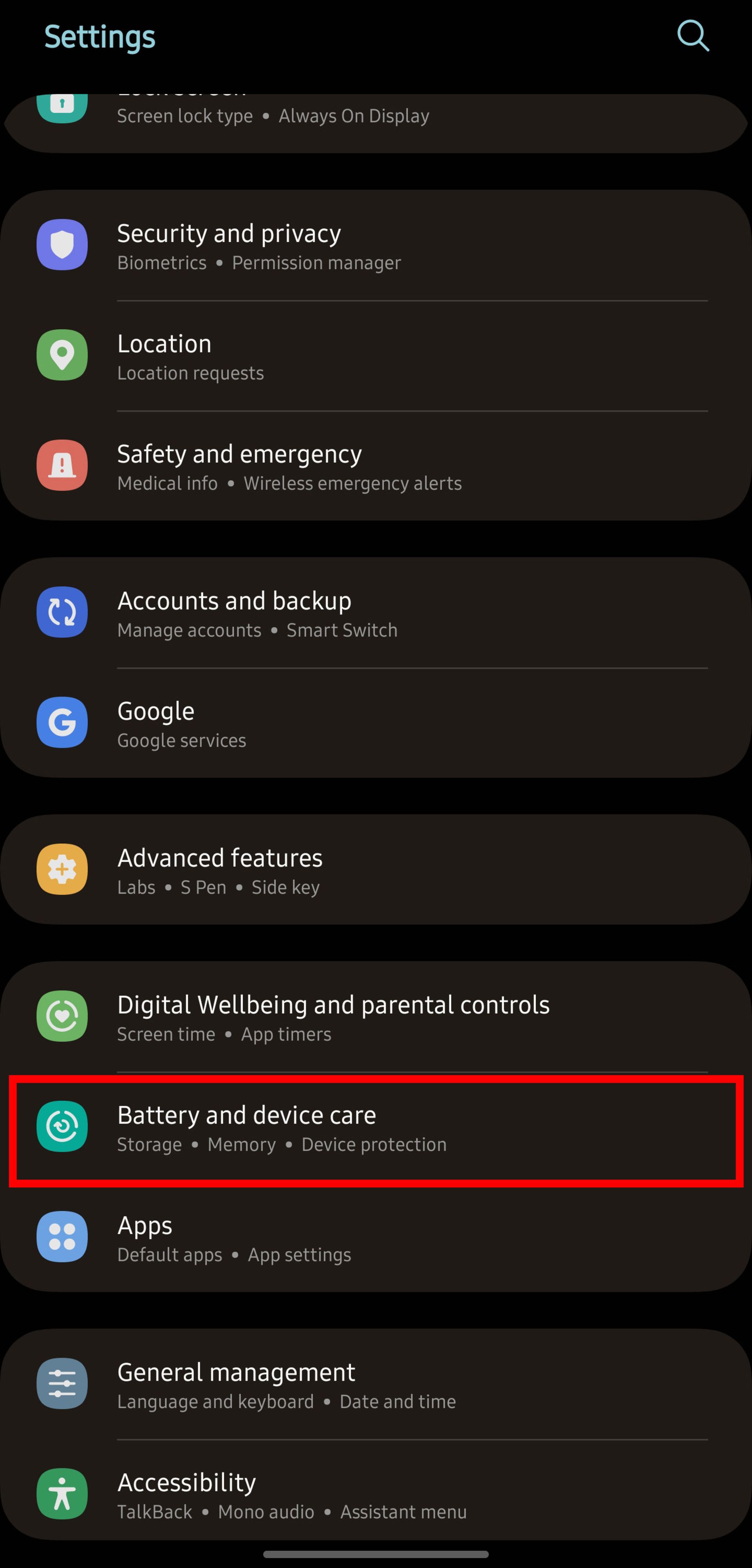 قرار دادن برخی برنامه‌ها در حالت خواب مرحله اول