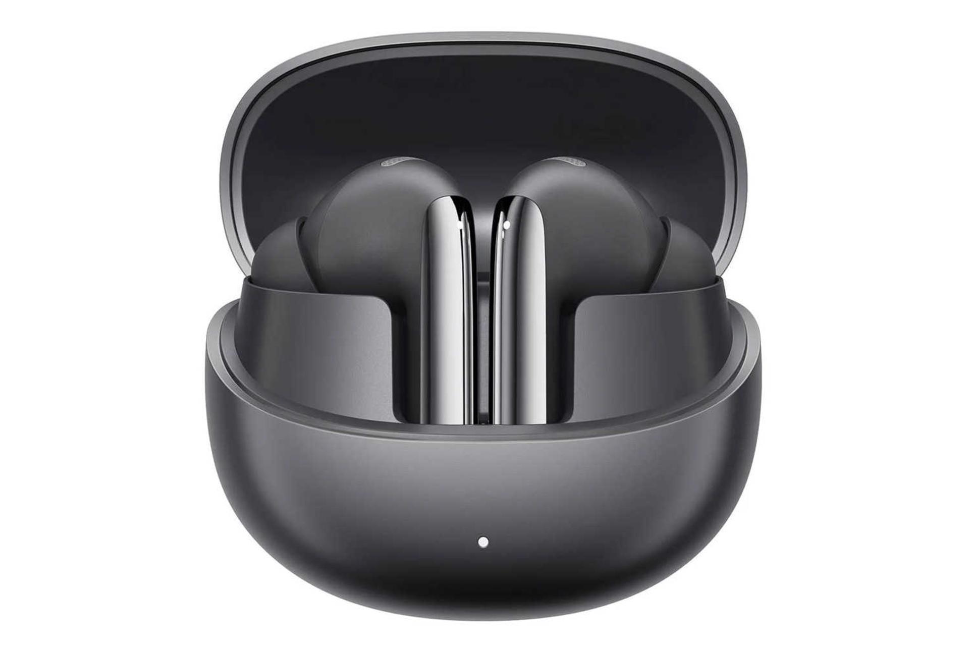 نمای جلوی هدفون بی سیم کیو سی وای MeloBuds Pro رنگ مشکی