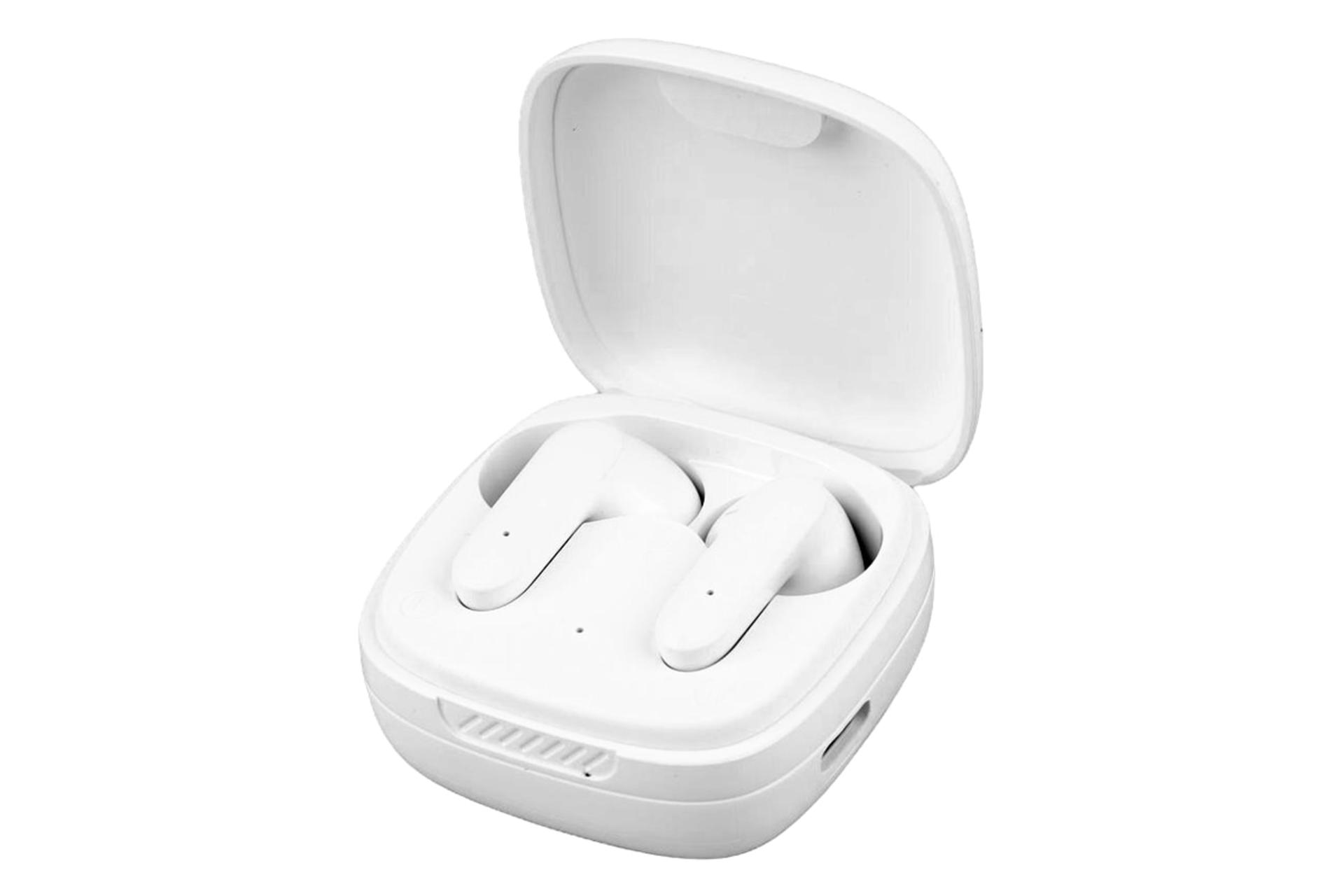 محفظه شارژ ایرباد بی سیم کیو سی وای QCY T14X سفید