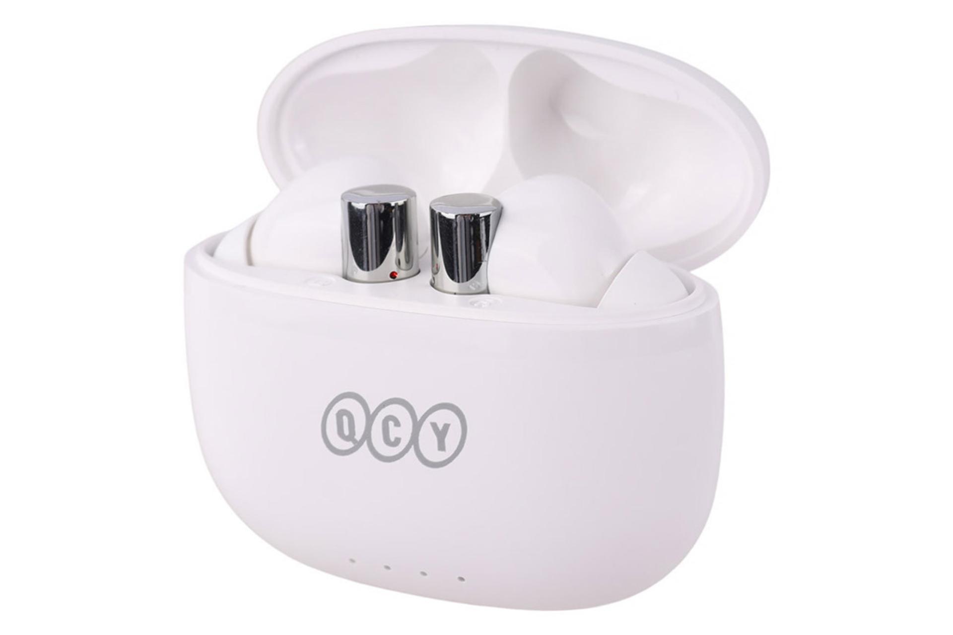 هدفون کیو سی وای T19 Pro رنگ سفید