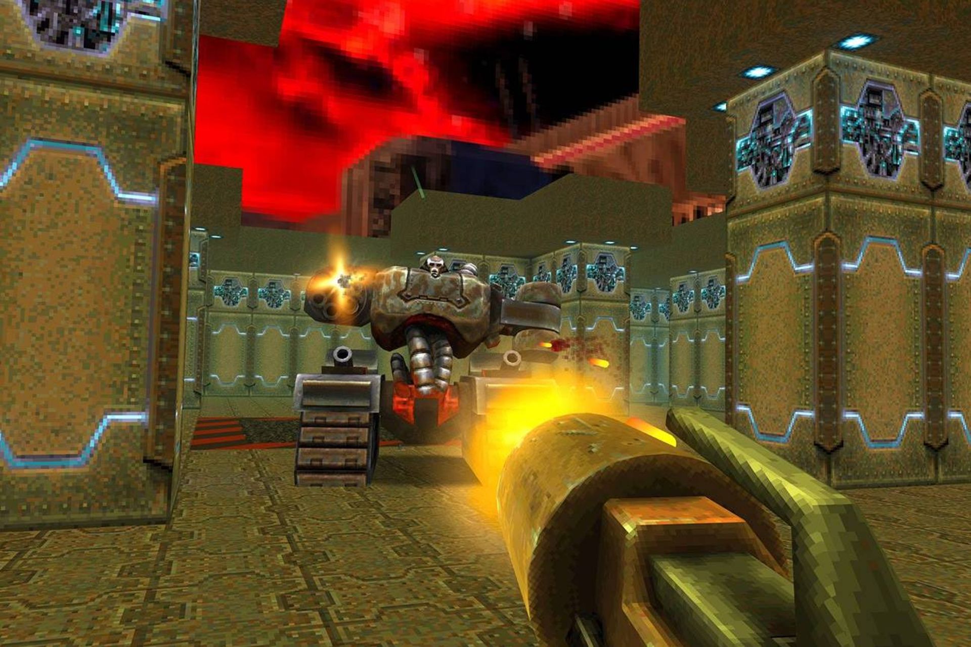 Quake 2 game play in 1997