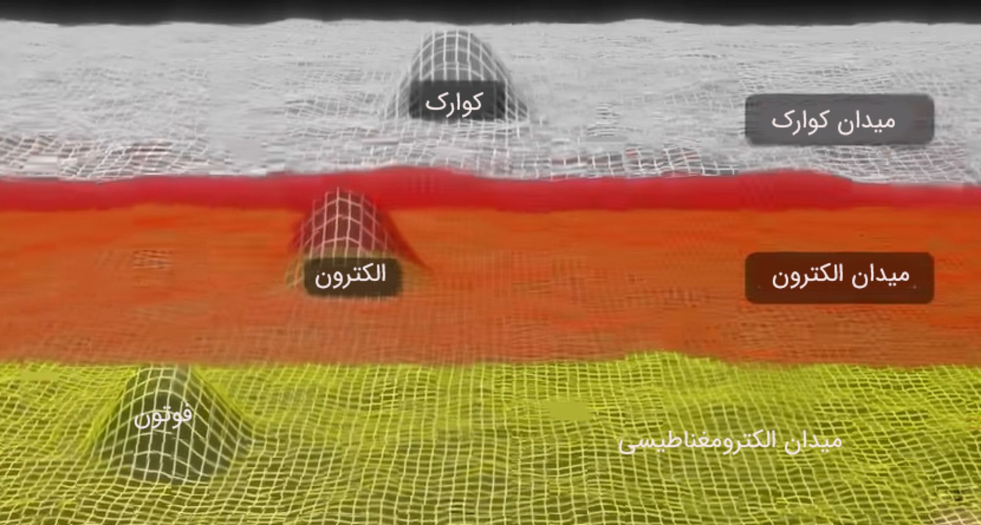 میدان کوانتومی و برانگیختگی مربوط به هر ذره در آن