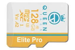 کارت حافظه کوئین تک Queen Tech Elite Pro microSDXC Class 10 UHS-I U3 128GB