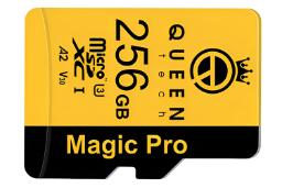 کارت حافظه کوئین تک Queen Tech Magic Pro microSDXC Class 10 UHS-I U3 256GB