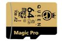 کارت حافظه کوئین تک Queen Tech Magic Pro microSDXC Class 10 UHS-I U3 64GB