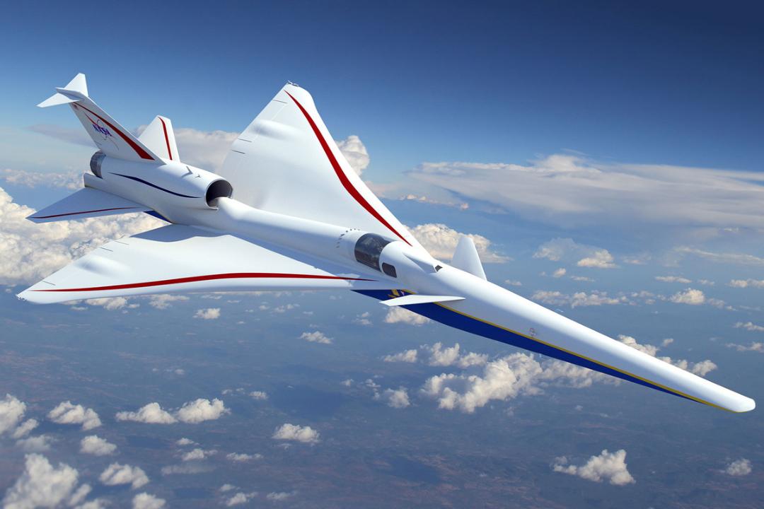 رندر هواپیمای X-59