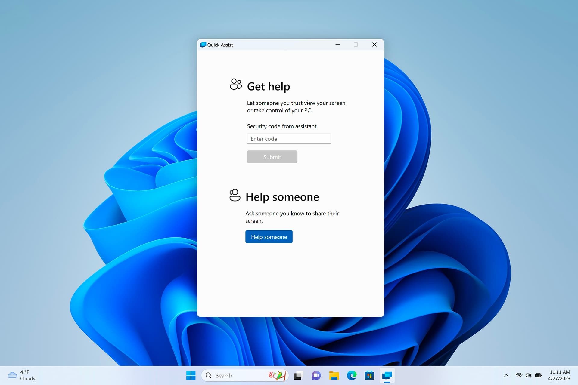 نسخه جدید ابزار Quick Assits در دسکتاپ ویندوز ۱۱