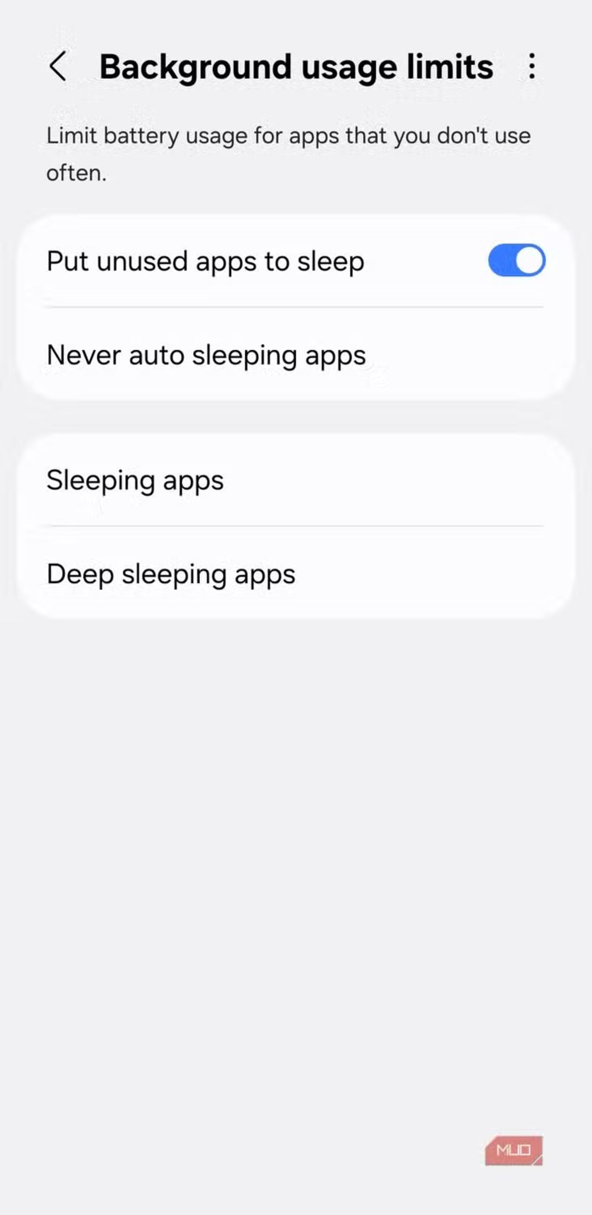 غیرفعال کردن پردازش های پس زمینه اپلیکیشن روی گوشی