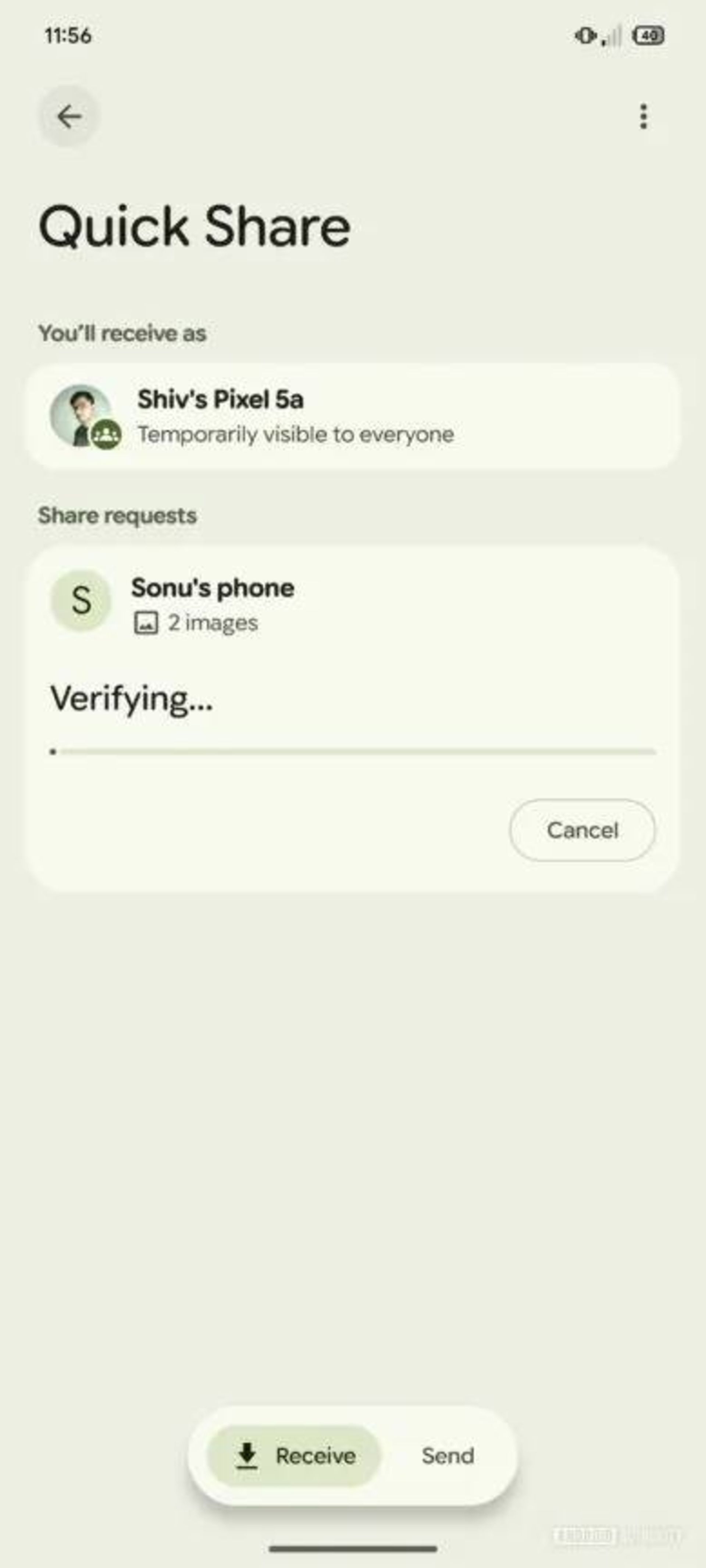 باز طراحی Quick Share اندروید