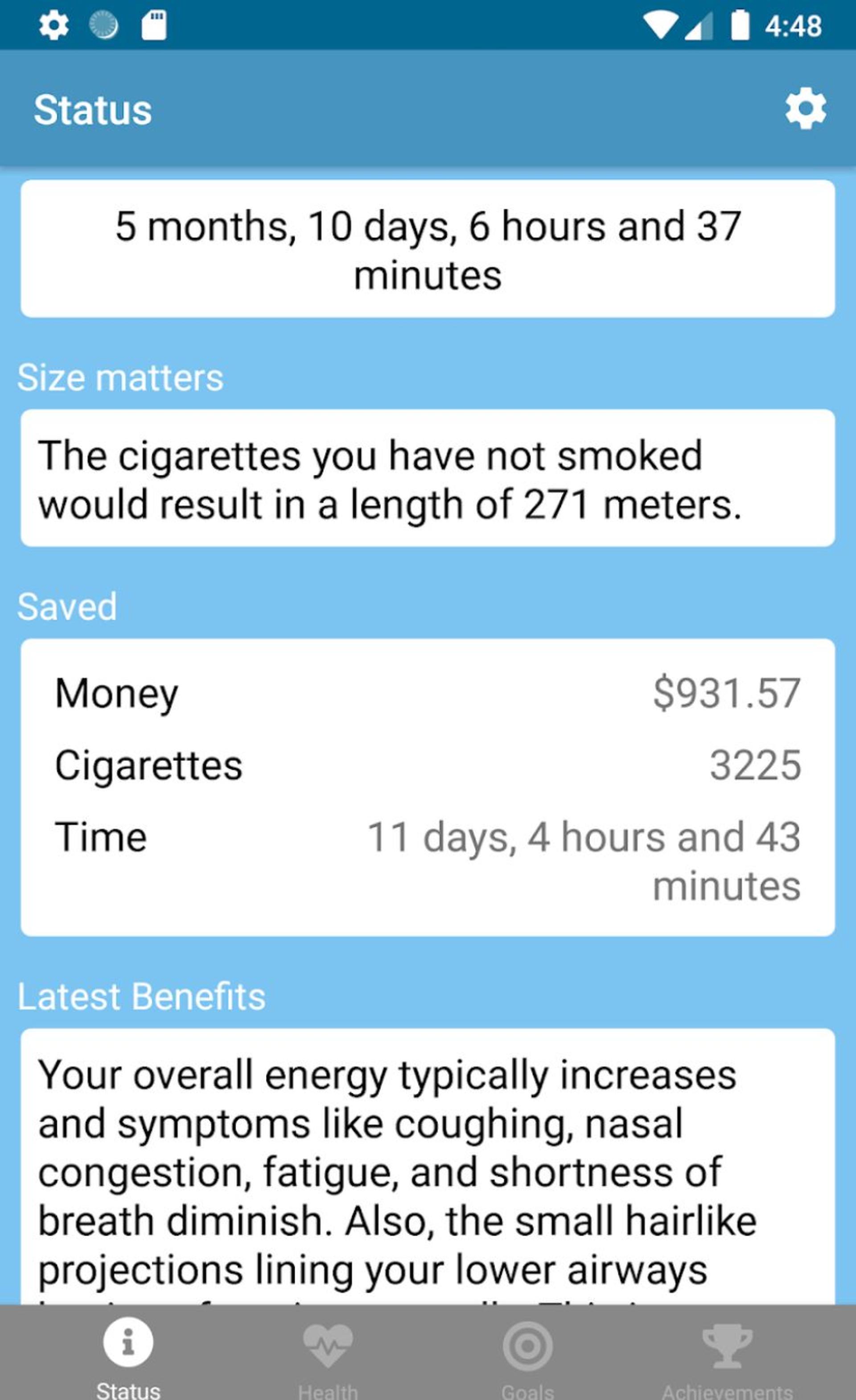 برنامه ترک سیگار Quit It