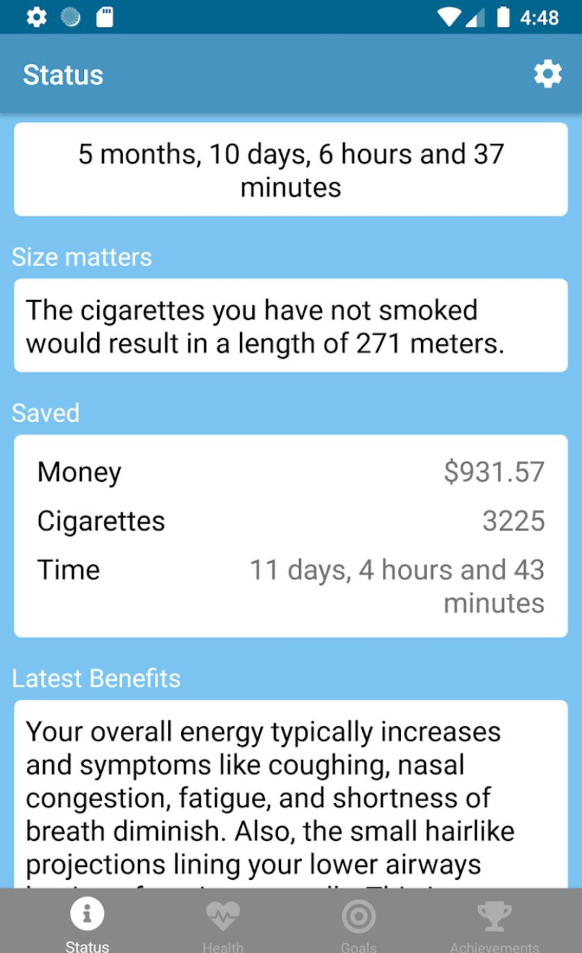 برنامه ترک سیگار Quit It