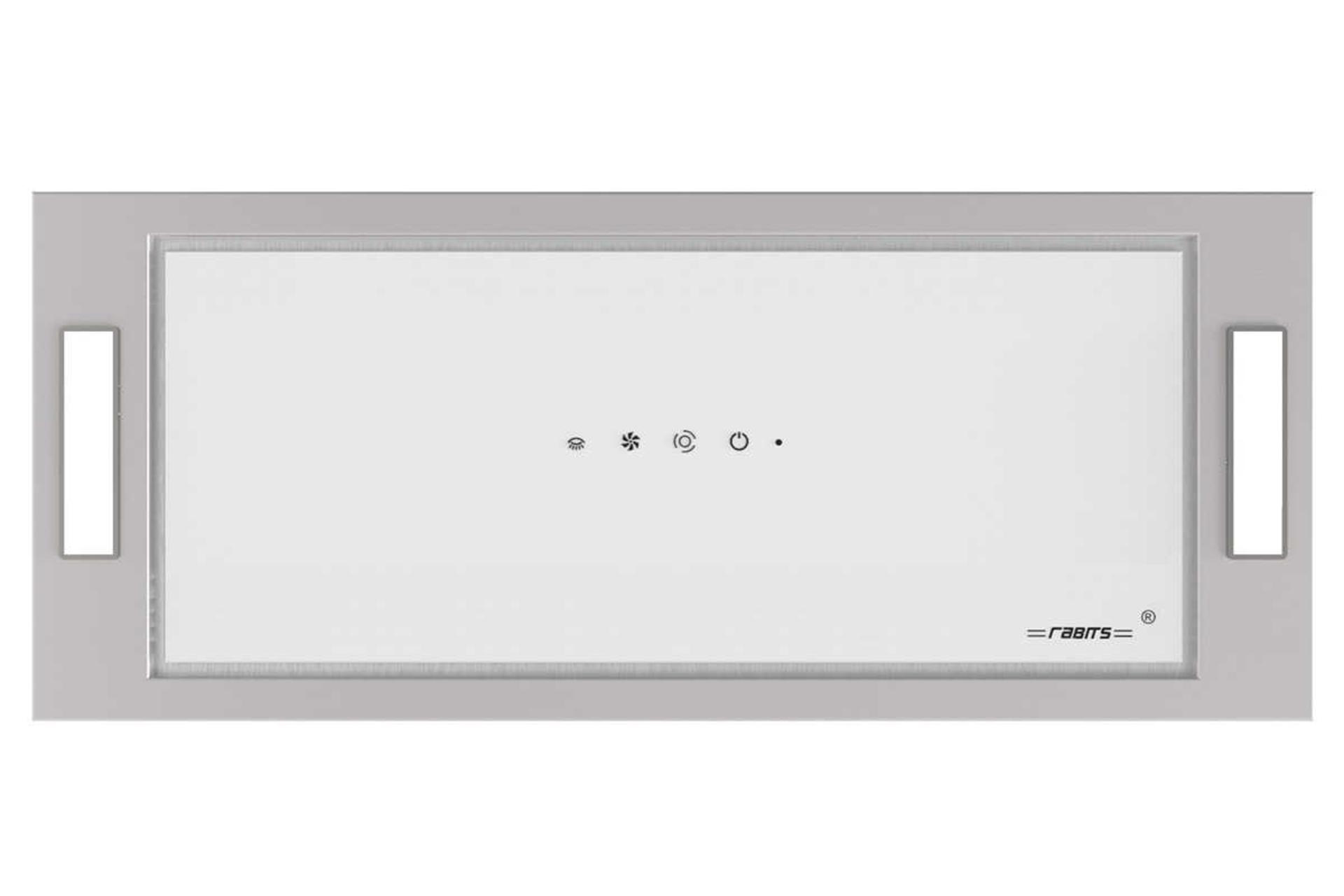 نمای جلوی هود مخفی رابیتس RH-118 رنگ سفید
