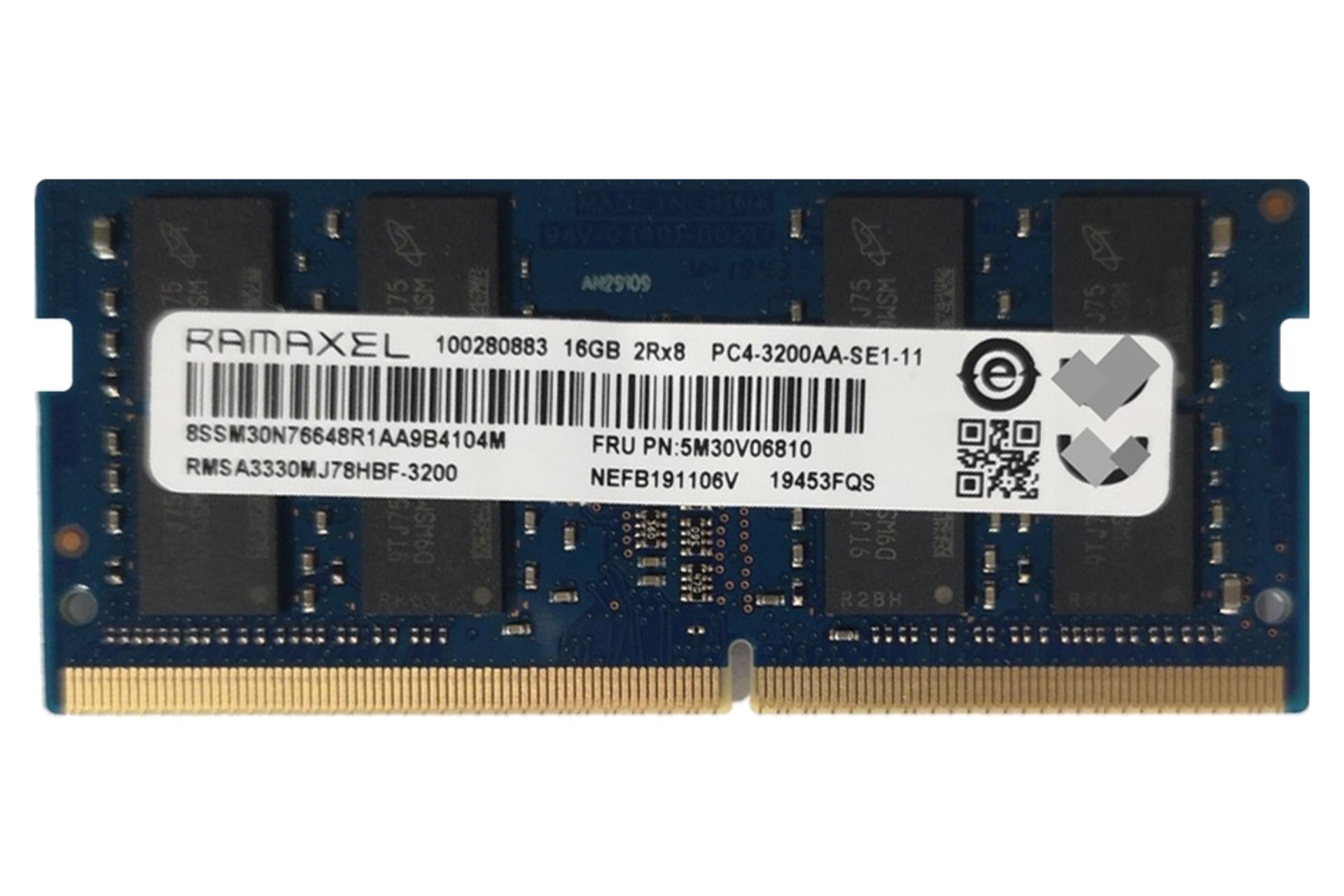 رم لپ تاپ راماکسل Ramaxel RMSA3330MJ78HBF-3200 16GB DDR4-3200 CL22