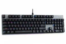 ابعاد و اندازه کیبورد رپو V520RGB Alloy