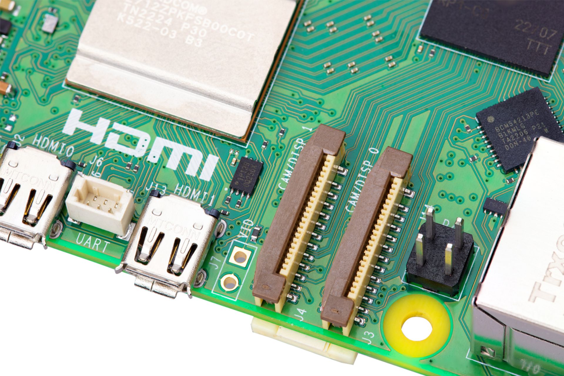 اسلات خارجی کامپیوتر رزبری پای ۵ / Raspberry Pi 5
