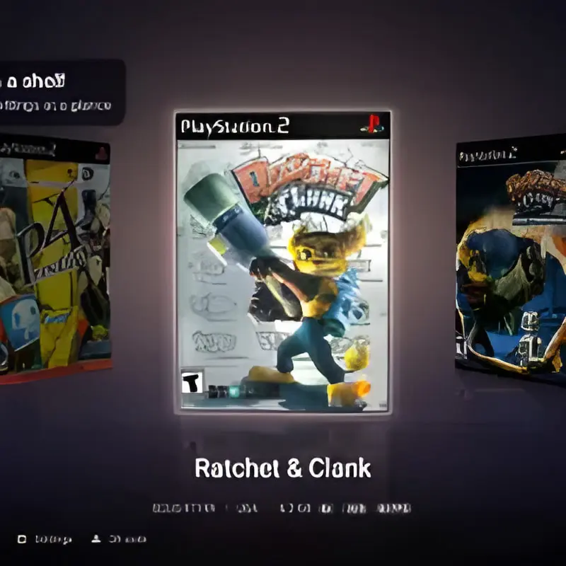 جلد بازی Ratchet & Clank برای کنسول پلی‌استیشن ۲ (PlayStation 2)