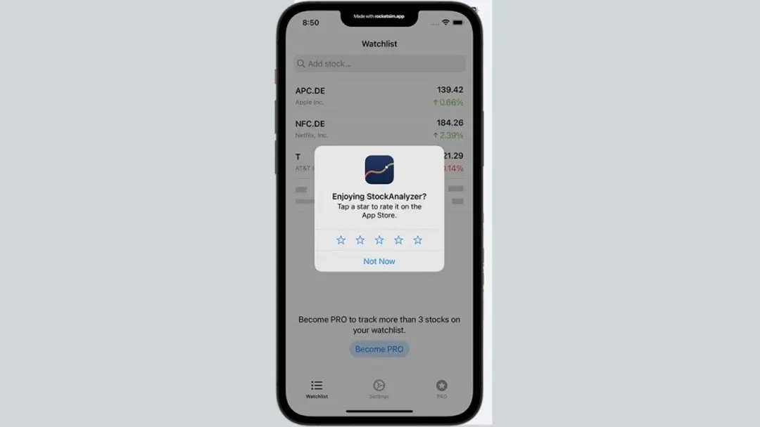 ویژگی امتیازدهی و نظرات درون‌اپلیکیشن در iOS