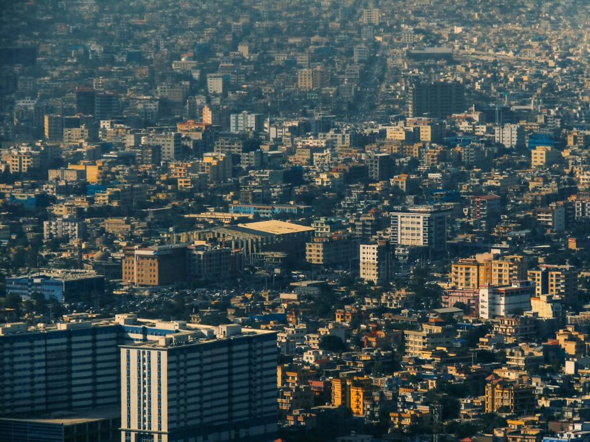 انبوه ساختمان‌های افغانستان