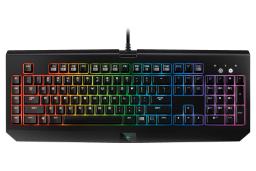 نمای بالا و دکمه های کیبورد ریزر BlackWidow Chroma