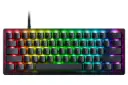نمای بالا و دکمه های کنترل کیبورد ریزر Huntsman V3 Pro Mini