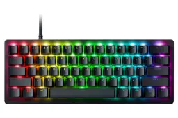 نمای بالا و دکمه های کنترل کیبورد ریزر Huntsman V3 Pro Mini