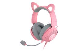 هدفون ریزر Kraken Kitty V2 Pro رنگ صورتی