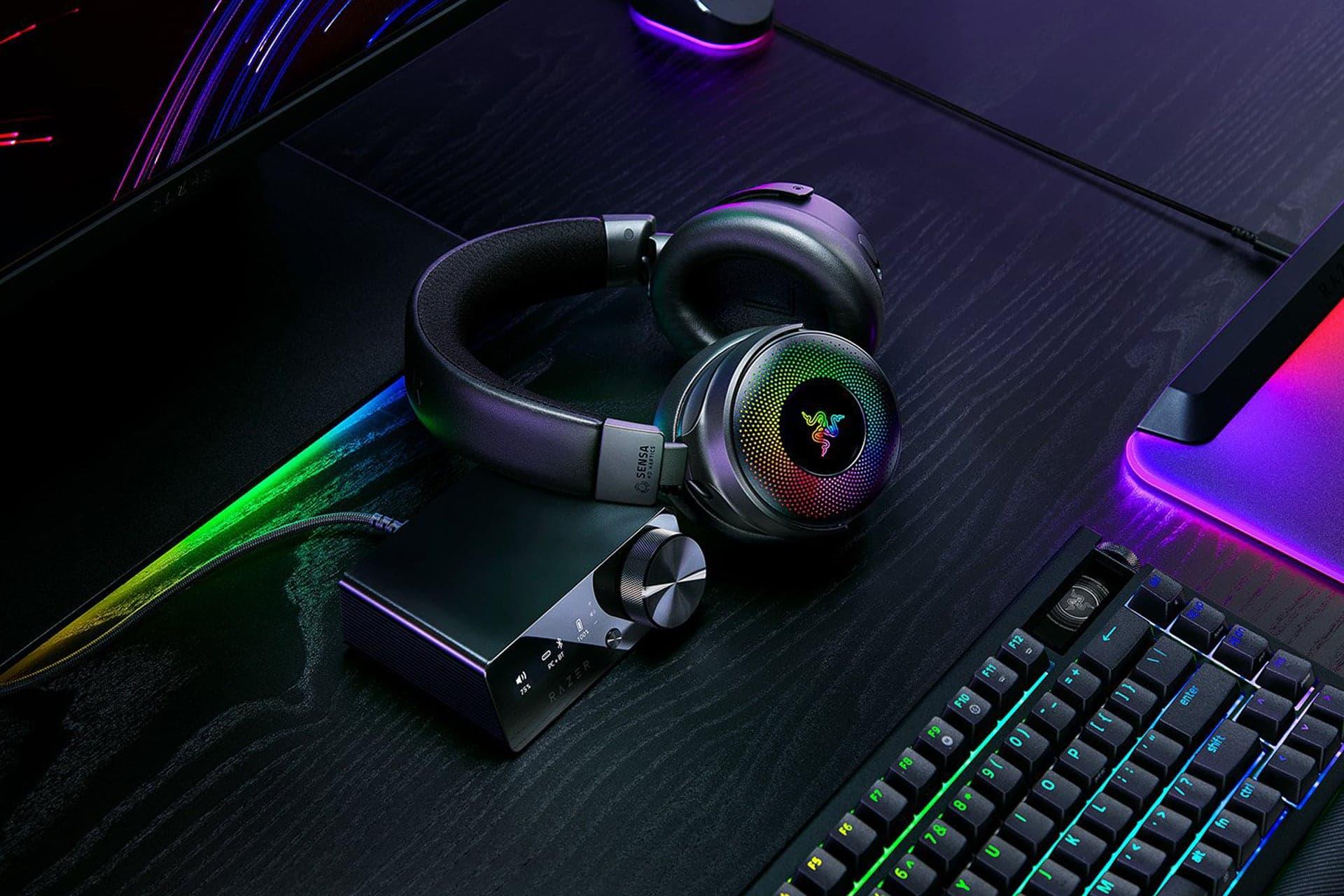هدفون ریزر Razer Kraken V4 Pro از نمای بالا
